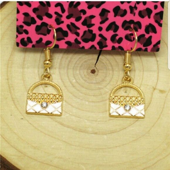 Betsey Johnson Purse Earrings - Picture 3 of 3